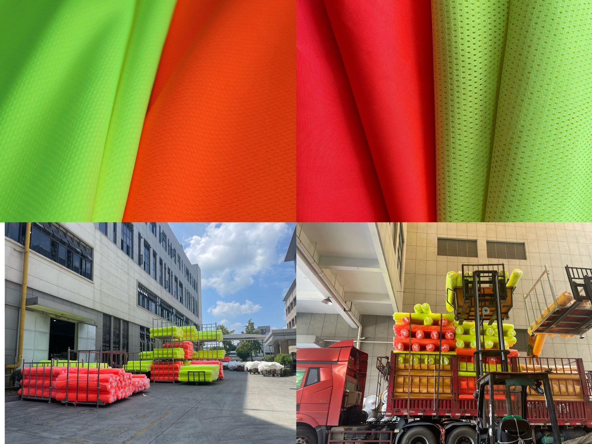 Fluoresoivan kankaan valmistus ja käyttö